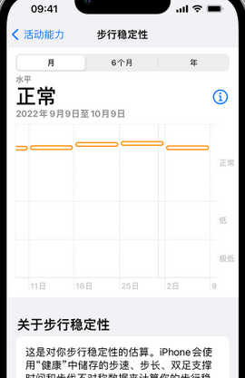 玉林iPhone手机维修如何在iPhone开启'步行稳定性通知'