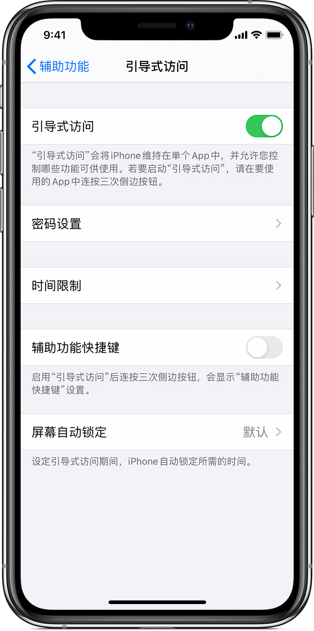 玉林苹果手机维修分享如何在 iPhone 上退出引导式访问 