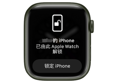 玉林苹果手机维修分享用 AppleWatch 解锁配备面容 ID 的 iPhone方法 