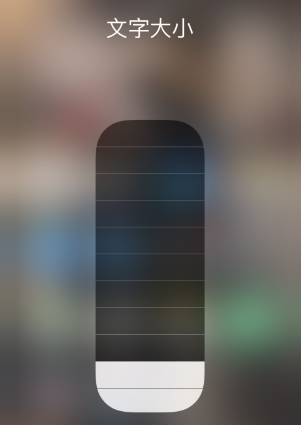 玉林苹果手机维修分享小技巧：在 iPhone 控制中心快速调节字体大小 